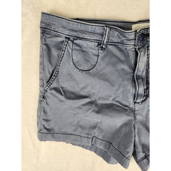 Anthropologie Women's Chino Shorts Size 32 Relaxed Grey - Picture 2 of 13